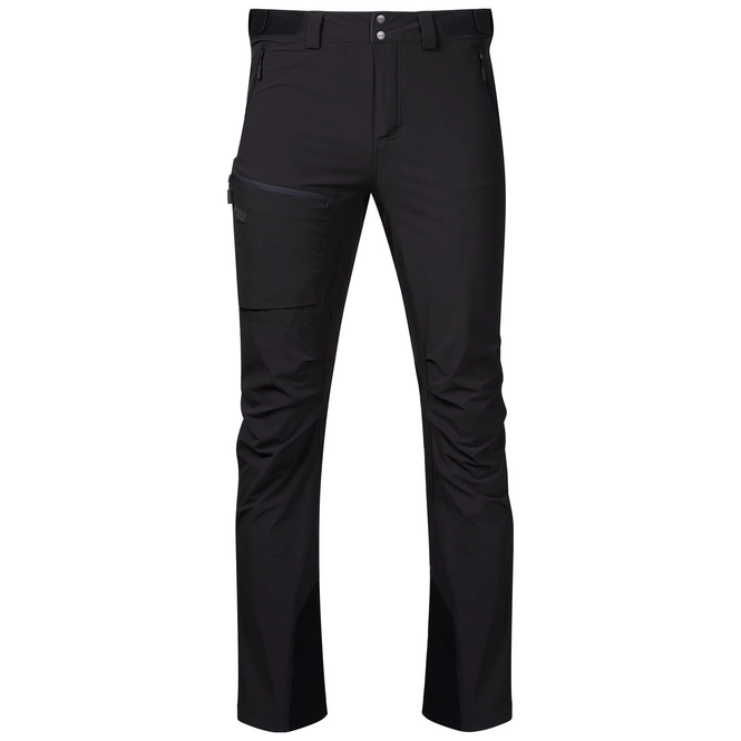 Trousers Bergans Men Breheimen Softshell Black Solid Charcoal