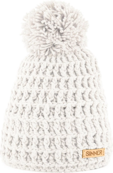 Beanie Hat Sinner Unisex Nordic II White
