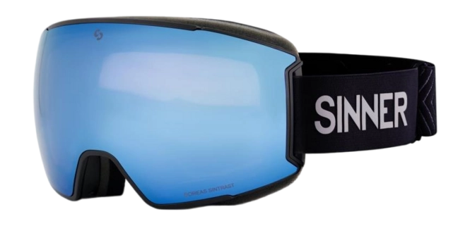 Ski Goggles Sinner Boreas Matte Black Double Blue Sintrast + Double Orange Sintrast Toric