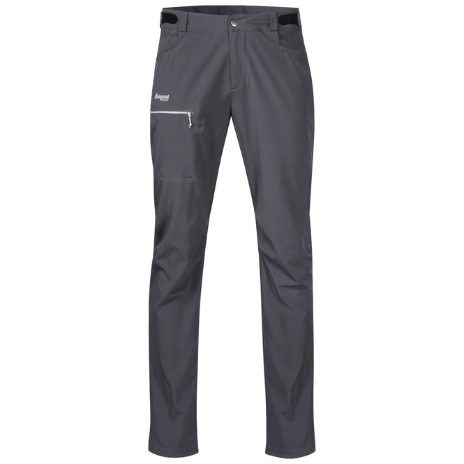 Trousers Bergans Men Slingsby Lite Softshell Solid Dark Grey White