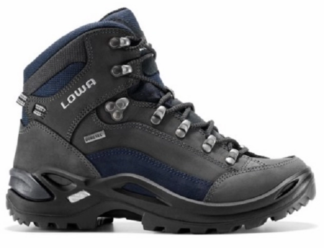 Walking Shoe Lowa Renegade Gtx Mid Ws S Dark Grey Navy
