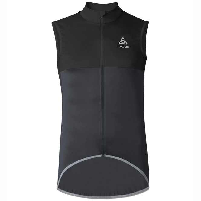 Cycling Jacket Odlo Mens Mistral Logic Black Graphite Grey
