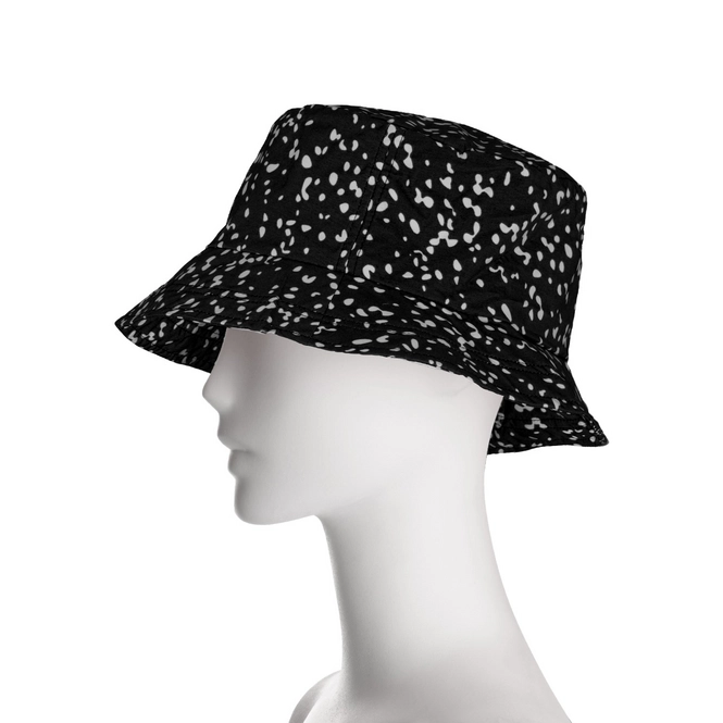 Rain Hat Happy Rainy Days Foldable Belle Drop Black