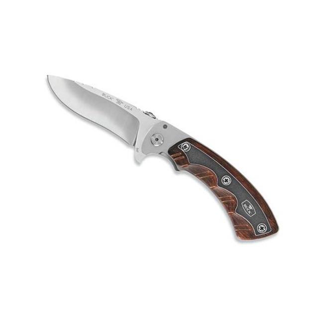 Folding Knife Buck Open Season Folding Skinner Rosewood