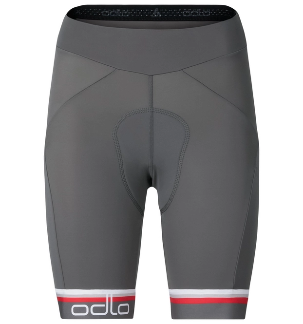 Cycling Shorts Odlo Womens Flash X Odlo Womens Steel Grey