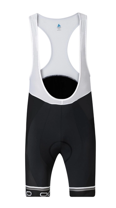 Cycling Shorts Odlo Mens Suspenders Breathe Black