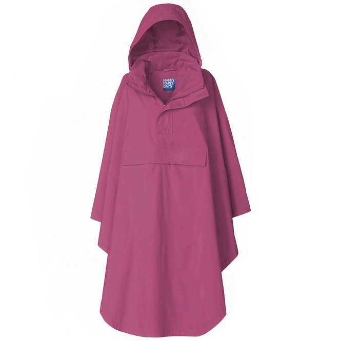 Poncho Happy Rainy Days Roselyn Raspberry