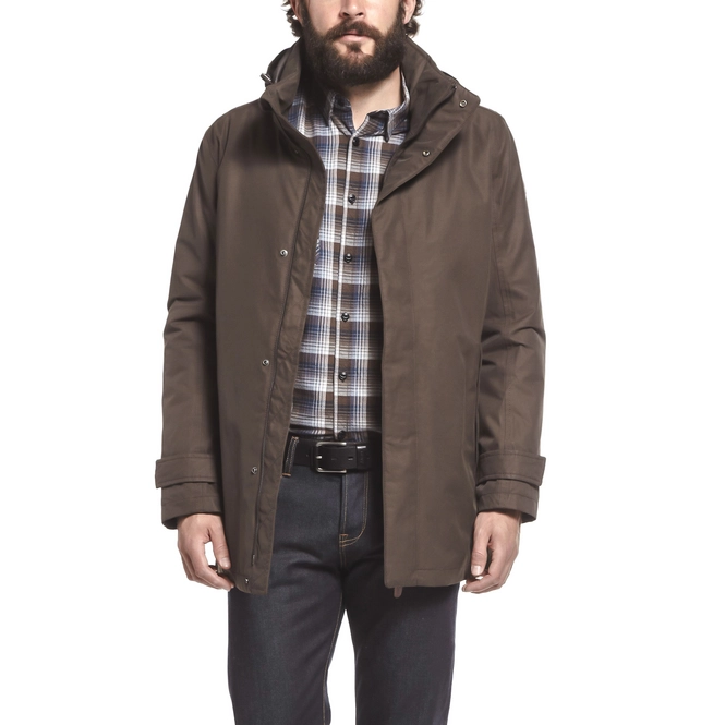 Winter Jacket Aigle Brewster Parka Brown