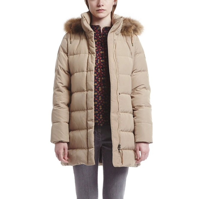 Winter Jacket Aigle Downshine Beige