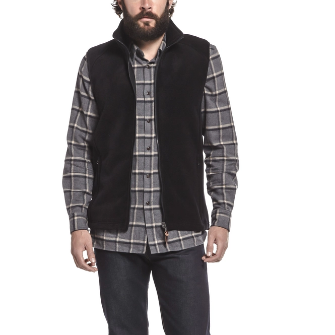 Fleece Jacket Aigle Clerk Noir Mouwloos