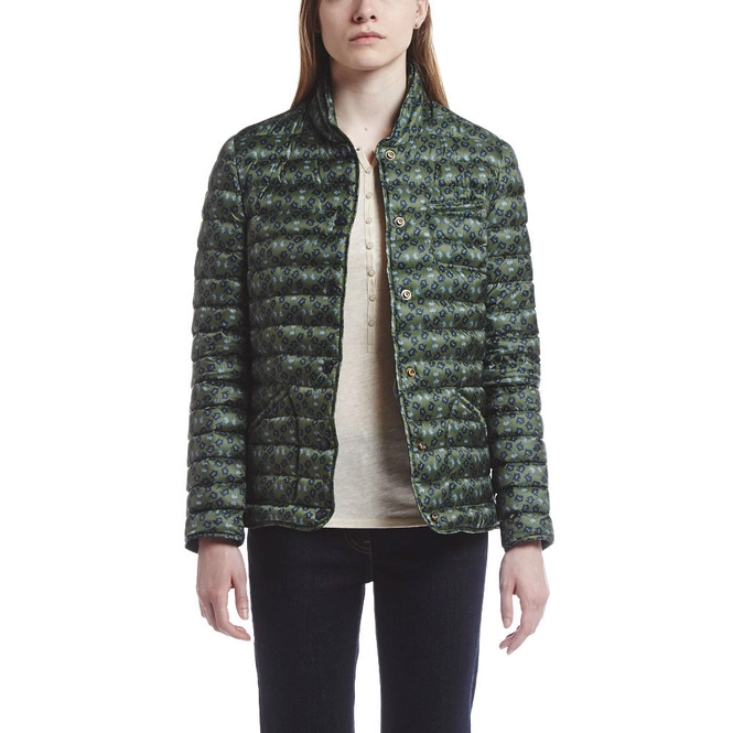 Winter Jacket Sugardown Evergreen Print