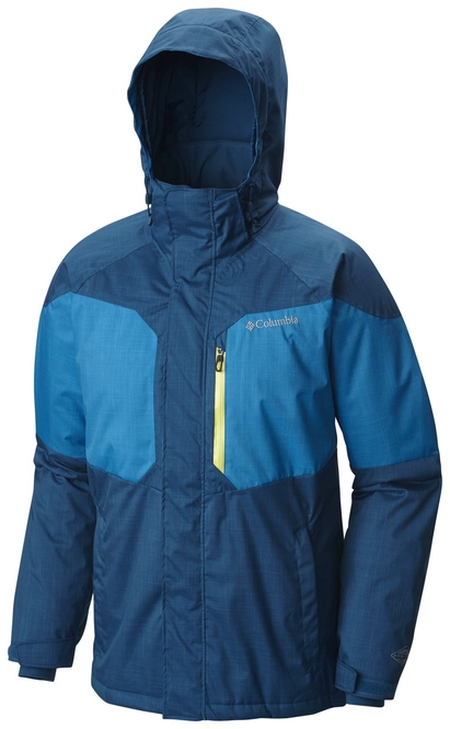 Ski Jacket Columbia Men Alpine Action Dark Compass Phoenix Blue