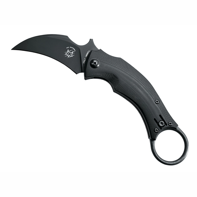 Folding Knife Fox Knives Black Bird Karambit Black