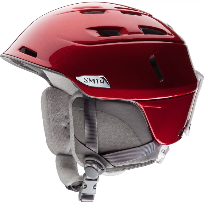 Ski Helmet Smith Compass Metallic Red