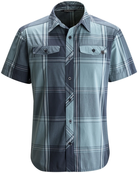 Shirt Black Diamond Men Ss Technician Shirt Admiral-Caspian Plaid