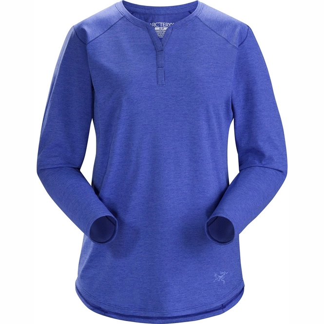 Long Sleeve T-Shirt Arc'teryx Women Kadem Top LS Iolite