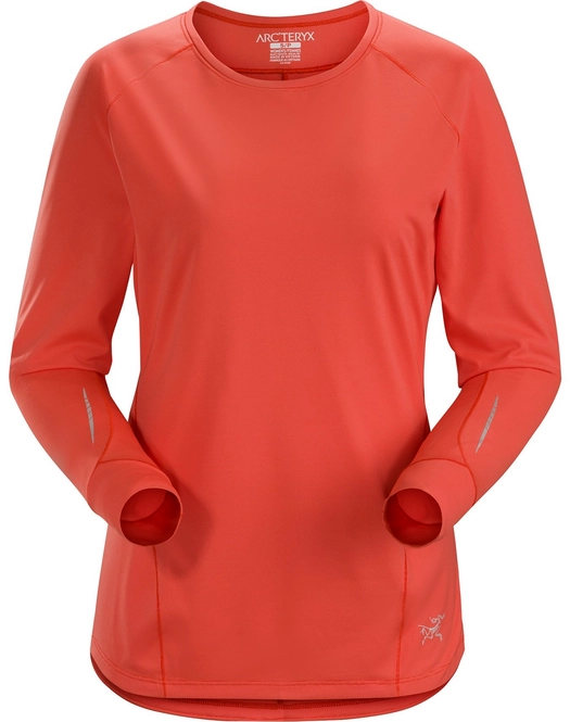 T-Shirt Arc'teryx Womens Motus Crew LS Aurora