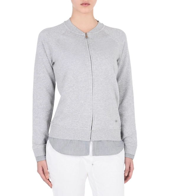 Jacket Napapijri Banes Light Grey Melange Women