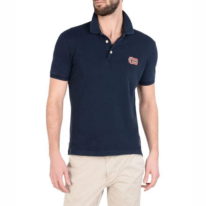 Polo Napapijri Edensor Blu Marine Men