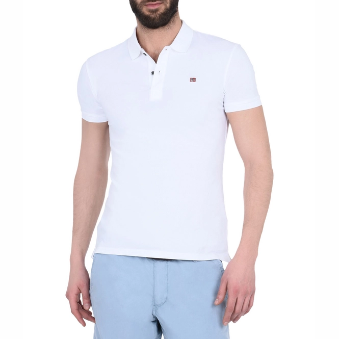 Polo Shirt Napapijri Eldis New Bright White Men