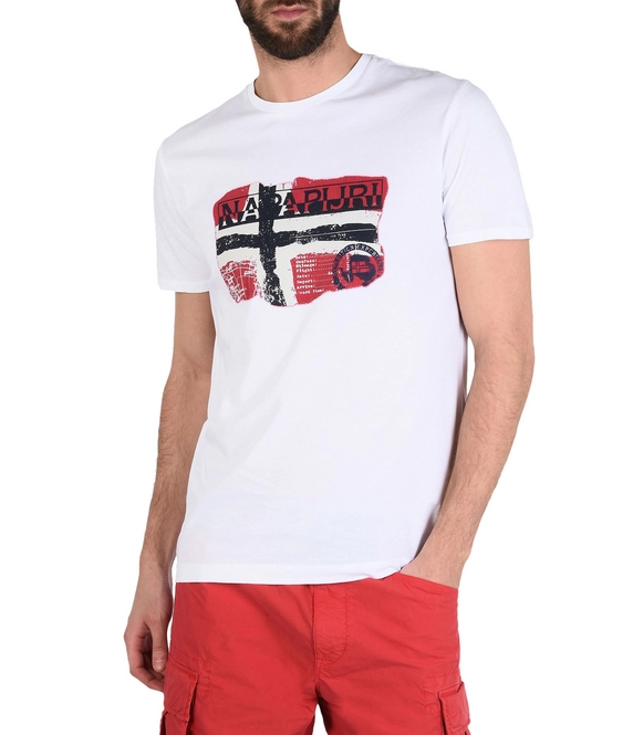 T-Shirt Napapijri Saleny Bright White Men