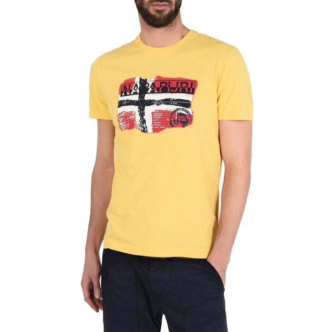 T-Shirt Napapijri Saleny Summer Yellow Men