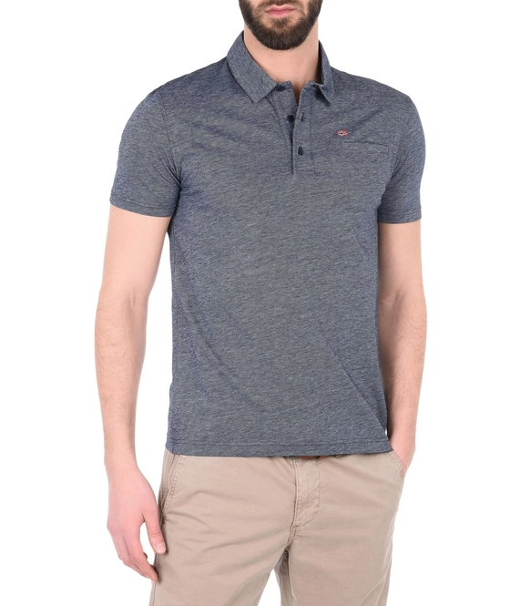 Polo Shirt Napapijri Emerton Blu Marine Men