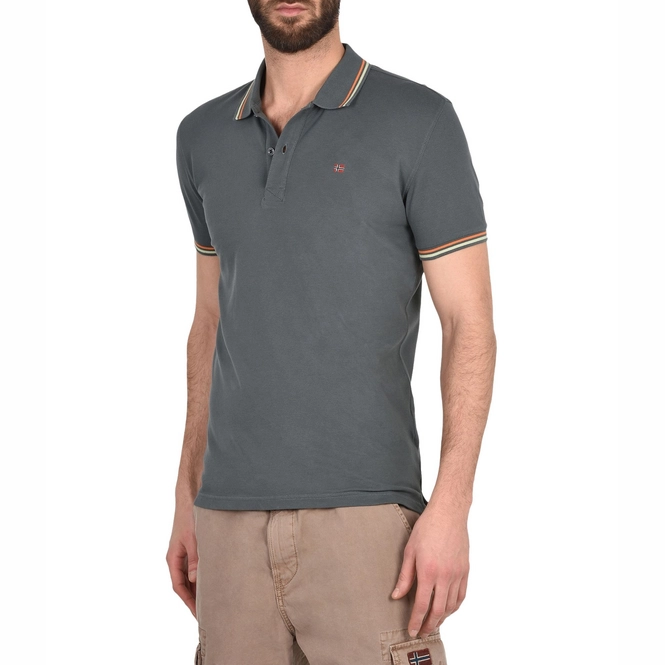 Polo Shirt Napapijri Eldis Stripe Greenhouse Men