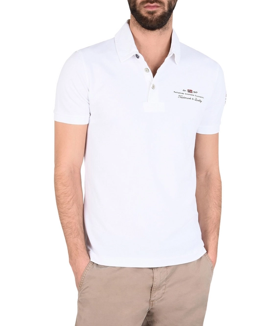 Polo Shirt Napapijri Elbas New Bright White Men