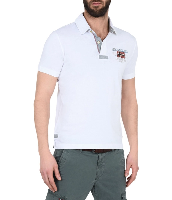 Polo Shirt Napapijri Esta Bright White Men