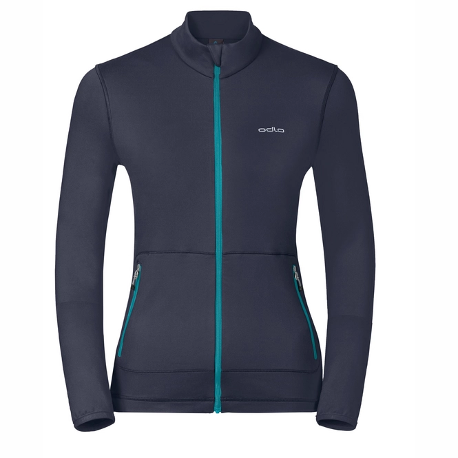 Fleece Odlo Womens Full Zip Alagna Peacoat