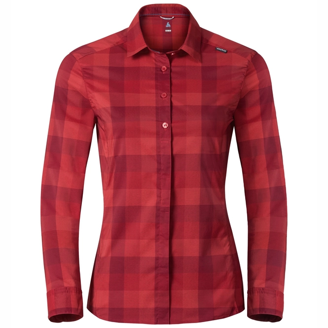 Shirt Odlo Womens Fairview Bittersweet Chinese Red
