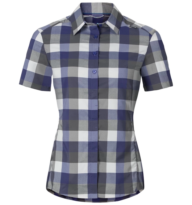 Shirt Odlo Womens Fairview Spectrum Blue Steel Grey