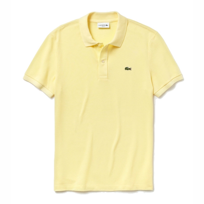Polo Shirt Lacoste Men Slim Fit Napolitan Yellow