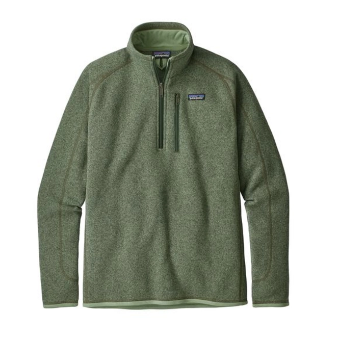 Fleece Patagonia Men's Better Sweater 1/4 Zip Matcha Green