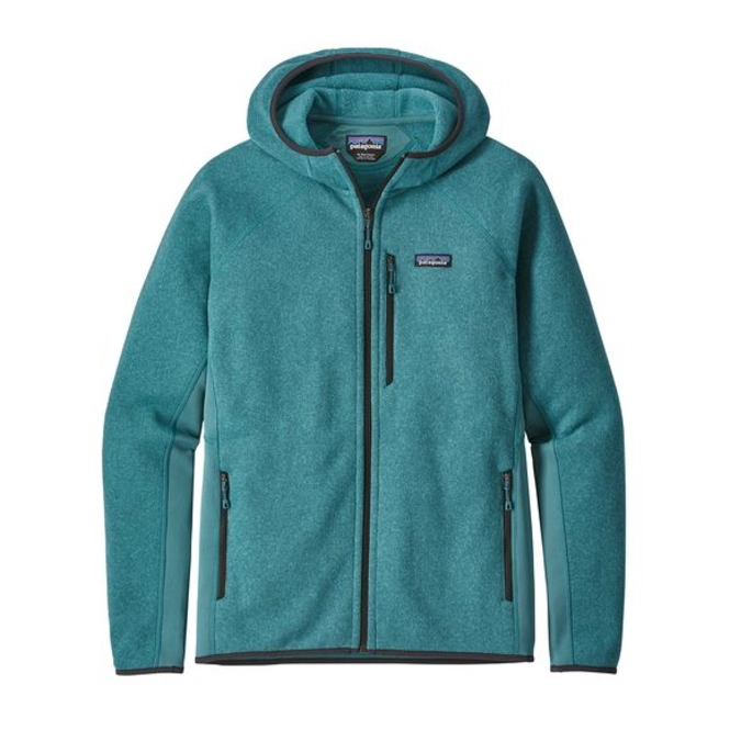 Fleece Patagonia Mens Performance Better Sweater Hoody Tasmanian Teal