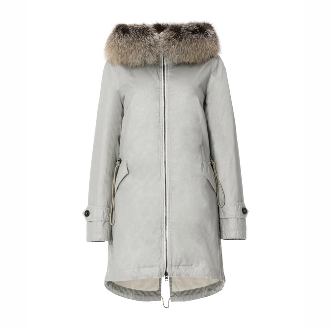 Winter Jacket Peuterey Statics LM Fur Silver