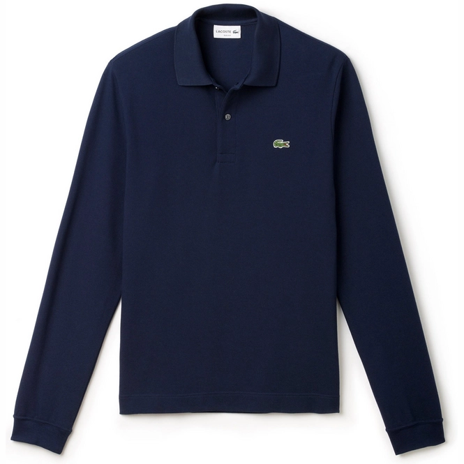 Polo Shirt Lacoste Longsleeve Slim Fit Marine