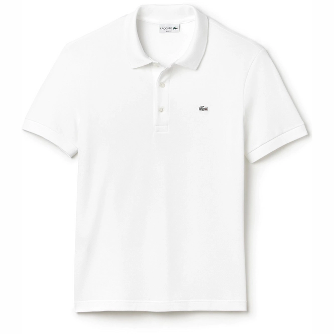 Polo Shirt Lacoste Slim Fit Stretch Pique White
