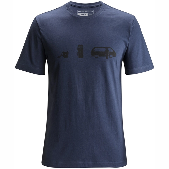 T-Shirt Black Diamond Men Ss Dirtbag Tee Captain