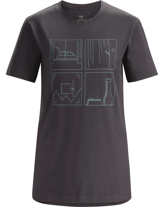 T-Shirt Arc'teryx Womens Quadrants SS Whiskey Jack