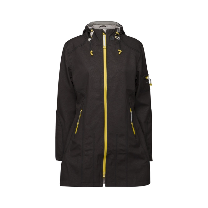 Raincoat Ilse Jacobsen RAIN07B Black Yellow