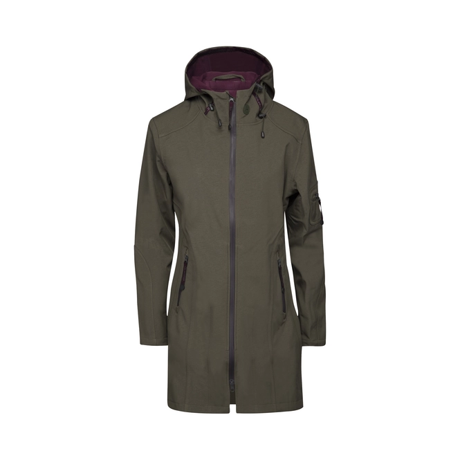 Raincoat Ilse Jacobsen RAIN07B Green Purple