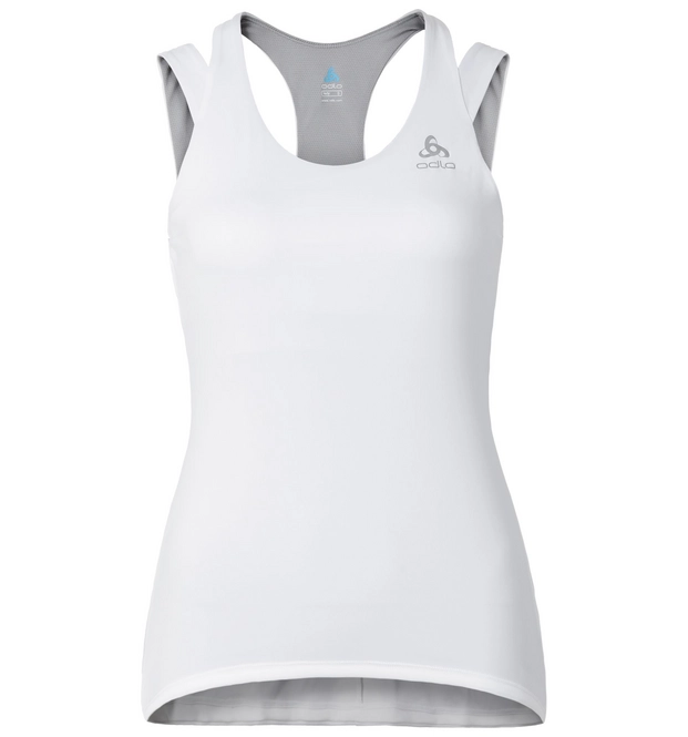 Vest Top Odlo Womens Singlet With Integrated Top Clio White