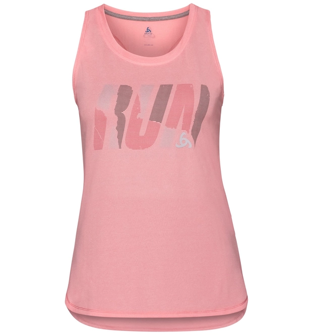 Vest Top Odlo Womens Tebe Fleur De Lotus Placed Print