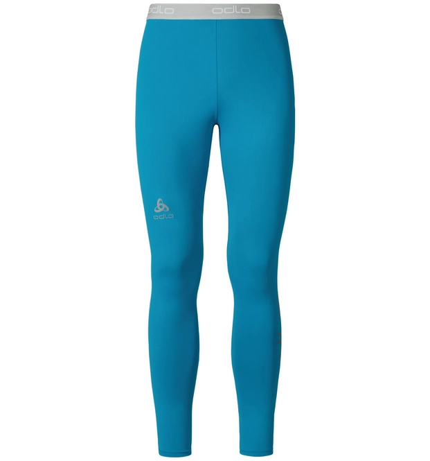 Leggings Odlo Mens Sliq 2.0 Blue Jewel Platinum Grey