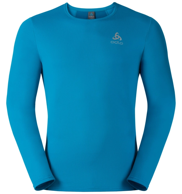 Long Sleeve T-Shirt Odlo Mens Imperium Blue Jewel