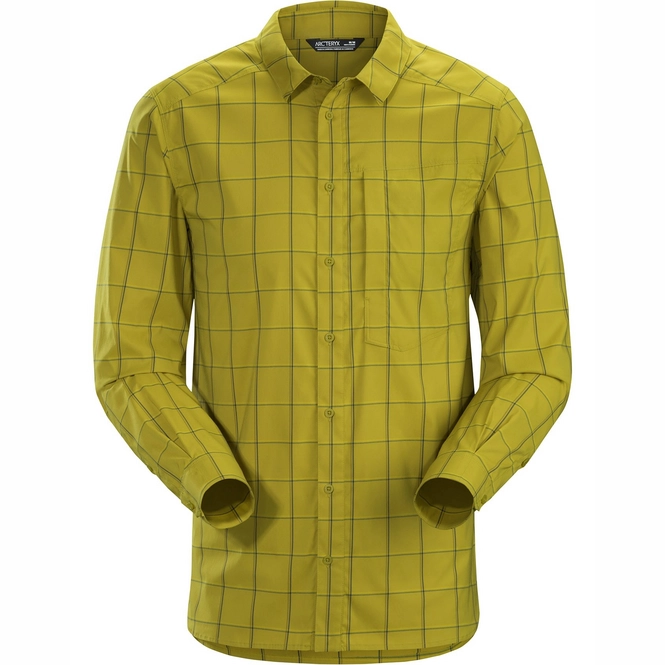 Shirt Arc'teryx Men Riel LS Yukon Gold