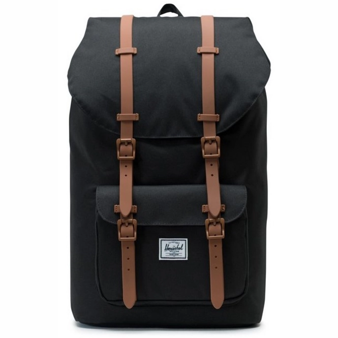 Rucksack Herschel Supply Co. Little America Black Saddle Brown '22