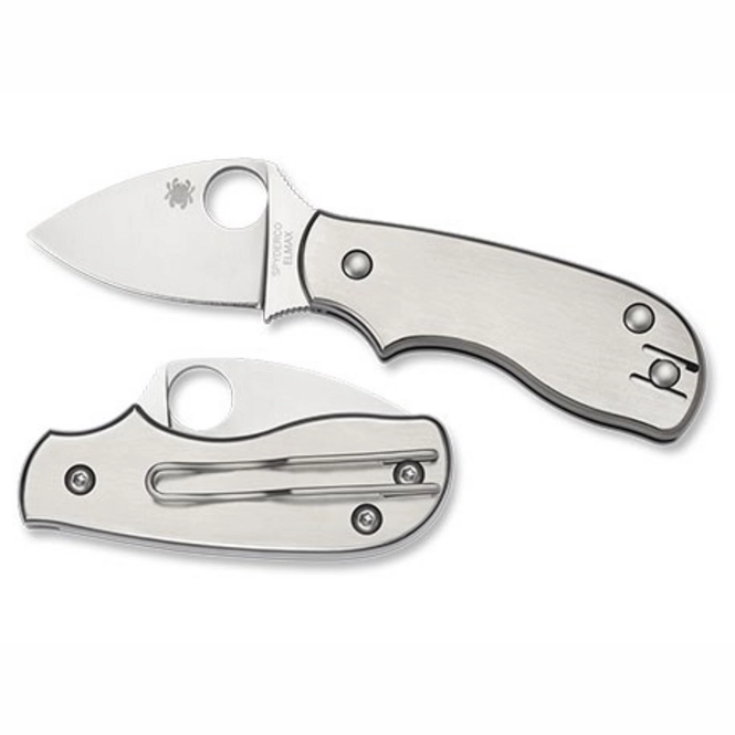 Folding Knife Spyderco Squeak Slipit Titanium PE